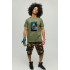 Men's military T-shirt with YAPPI print