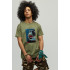 Men's military T-shirt with YAPPI print