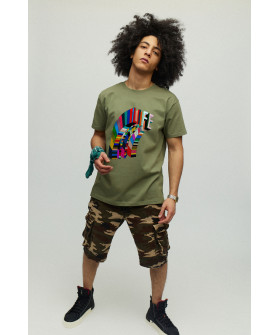 Футболка мужская милитари с принтом YAPPI