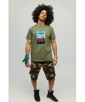 Футболка чоловіча мілітарі з принтом YAPPI