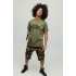 Men's military T-shirt with YAPPI print