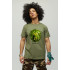 Men's military T-shirt with YAPPI print