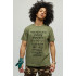 Men's military T-shirt with YAPPI print