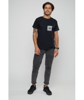 Футболка YAPPI чоловіча чорна "F16"