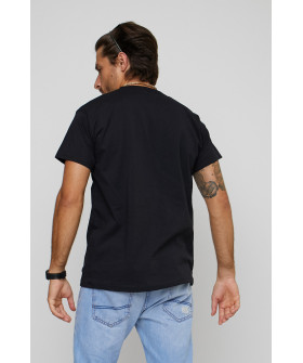 Футболка YAPPI чоловіча чорна патріотична "Kharkiv - незламний"