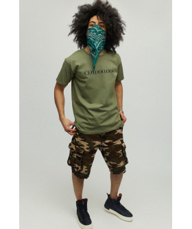 Футболка YAPPI чоловіча хакі зелений "CEO,OOO,OOO"