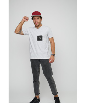 Футболка YAPPI чоловіча сіра "F16"