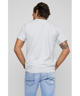 Футболка YAPPI чоловіча сіра "Без звичайних людей не буває великих"