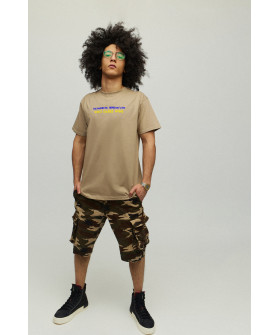 Футболка YAPPI чоловіча хакі патріотична "Нахабність перемагати"