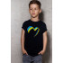 YAPPI children's black patriotic T-shirt