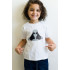 YAPPI children's white T-shirt "UFO"