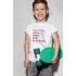 YAPPI children's white T-shirt "All you need is new sneakers"