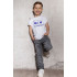 YAPPI children's white T-shirt "Mom - The perfect element"