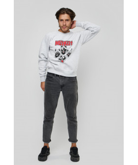 Свитшот YAPPI мужской серый "Huskiss"