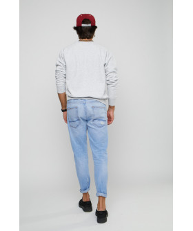 Свитшот YAPPI мужской серый "Cat Cobain"