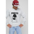 Sweatshirt YAPPI men's gray "Cat Cobain"