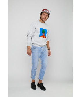 Свитшот YAPPI мужской серый "Nape"