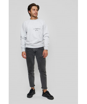 Свитшот YAPPI мужской серый "Не складывается, отними"