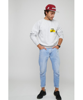 Свитшот YAPPI мужской серый "You got this"