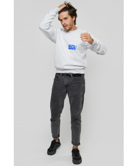 Свитшот YAPPI мужской серый "Lazy"