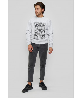 Свитшот YAPPI мужской серый "Motion"