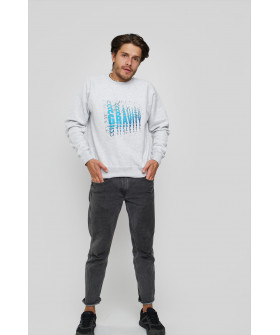 Свитшот YAPPI мужской серый "Gravity"