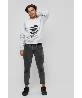 Свитшот YAPPI мужской серый "Truth"