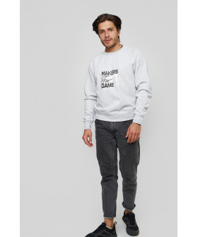 Свитшот YAPPI мужской серый "Makers of the game"