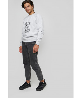 Світшот YAPPI чоловічий  сірий "Bear"