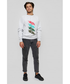 Свитшот YAPPI мужской серый "Game control"