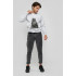 Sweatshirt YAPPI men's gray "Cat"