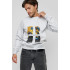 Sweatshirt YAPPI men's gray "Build yourself"