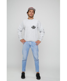 Свитшот YAPPI мужской серый "Me? Саркастичный? Никогда"