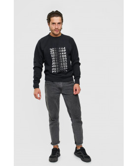 Свитшот YAPPI мужской черный "Transform"