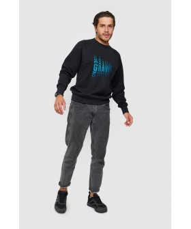 Світшот YAPPI чоловічий  чорний "Gravity"