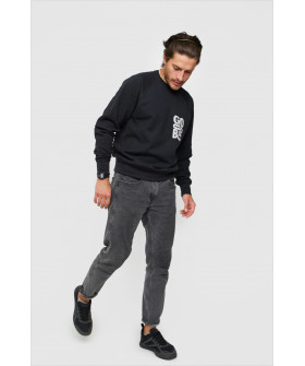 Свитшот YAPPI мужской черный "Good bye"