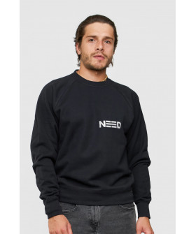 Sweatshirt YAPPI men's black "Need"