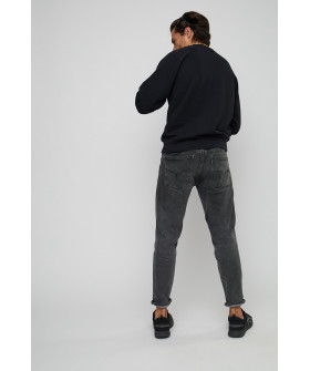 Sweatshirt YAPPI men's black "Manipulation"