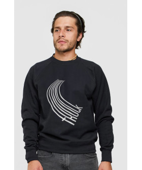 Sweatshirt YAPPI men's black "Turn track"