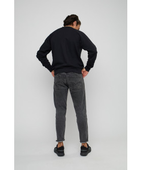 Sweatshirt YAPPI men's black "I`ll be right here"