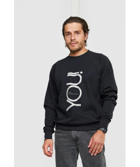 Sweatshirt YAPPI men's black "You! The experience"