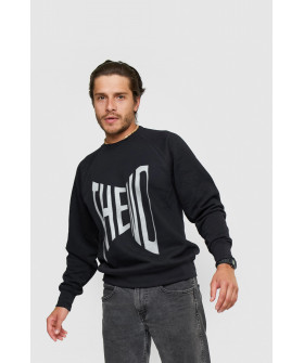 Sweatshirt YAPPI men's black "The end"