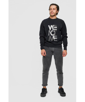 Свитшот YAPPI мужской черный "We not me"