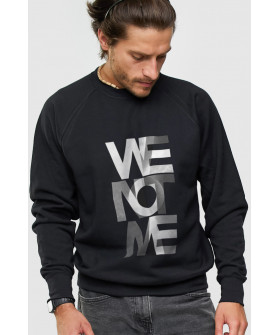 Sweatshirt YAPPI men's black "We are not me"