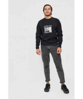 Свитшот YAPPI мужской черный "Makers of the game"