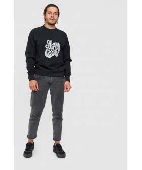 Світшот YAPPI чоловічий  чорний "Stay cool"