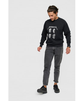 Sweatshirt YAPPI men's black "Metafisica"