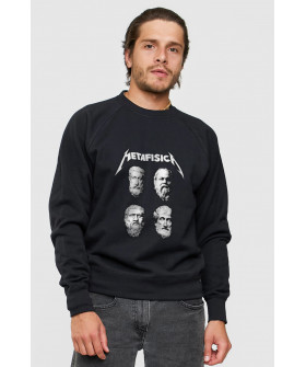 Sweatshirt YAPPI men's black "Metafisica"