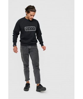 Свитшот YAPPI мужской черный "Panic"