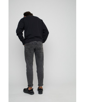 Sweatshirt YAPPI men's black "Cat"